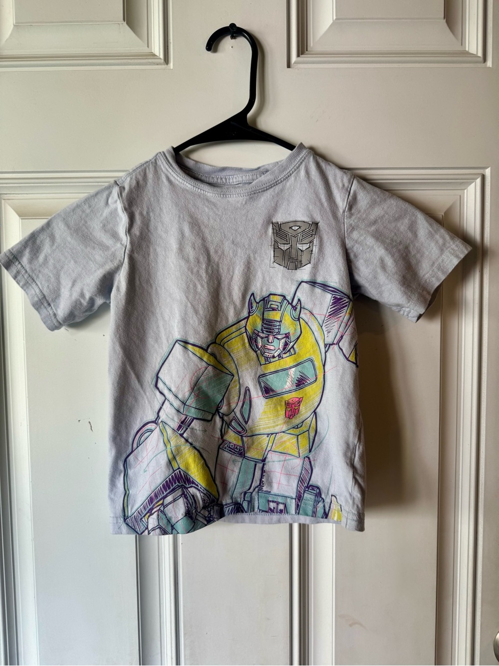 Transformers - Light Blue Kids Shirt - Size 5